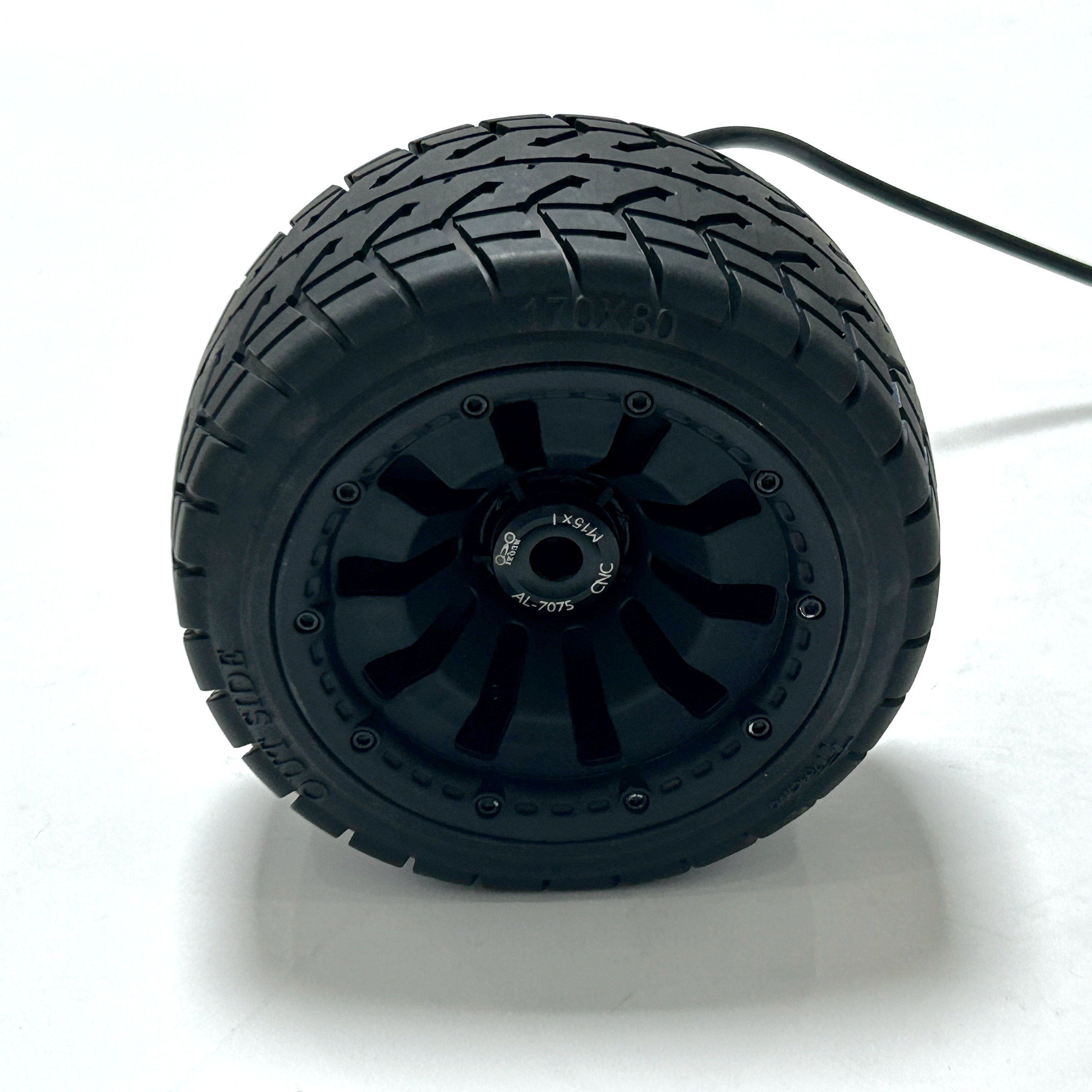 High Efficency 24VDC HUB Motor for 4-Wheel Drive Electric Vehicle